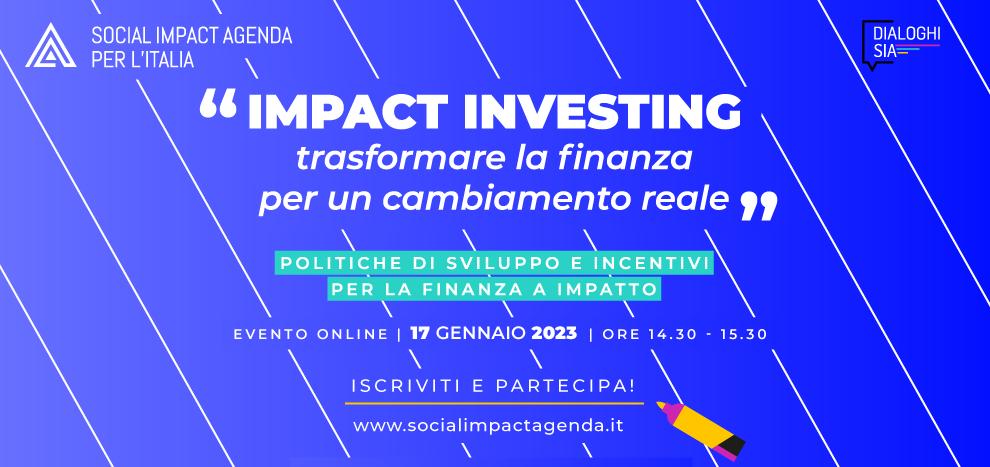 Webinar SIA "Misurazione impatto" 